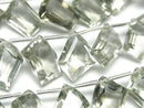 [Video] High Quality Green Amethyst AAA Fancy Shape Cut Half or 1strand beads (8pcs)
