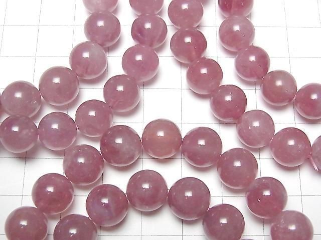 [Video] Madagascar Deep Rose Quartz AA++ Round 10mm Bracelet