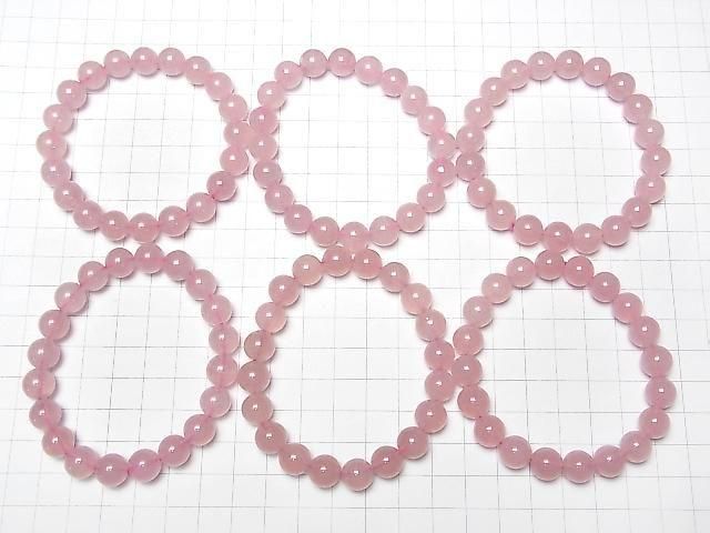 [Video] Madagascar Deep Rose Quartz AAA- Round 10mm Bracelet