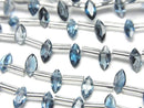 [Video] High Quality London Blue Topaz AAA Marquise Faceted 6x3mm Half or 1strand beads (18pcs)
