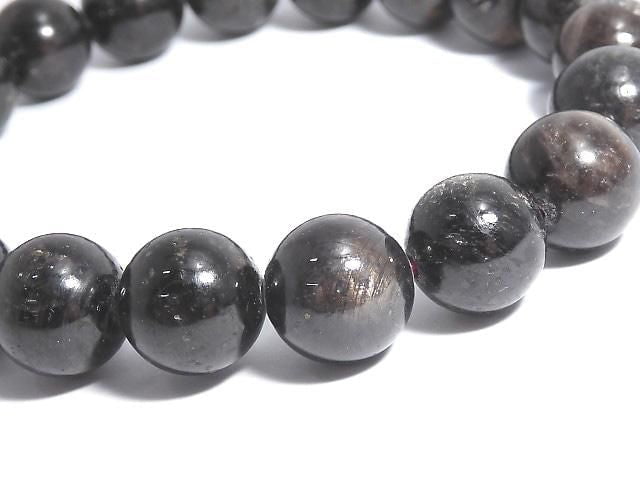 [Video][One of a kind] Black Star Sapphire Round 10.5mm Bracelet NO.110