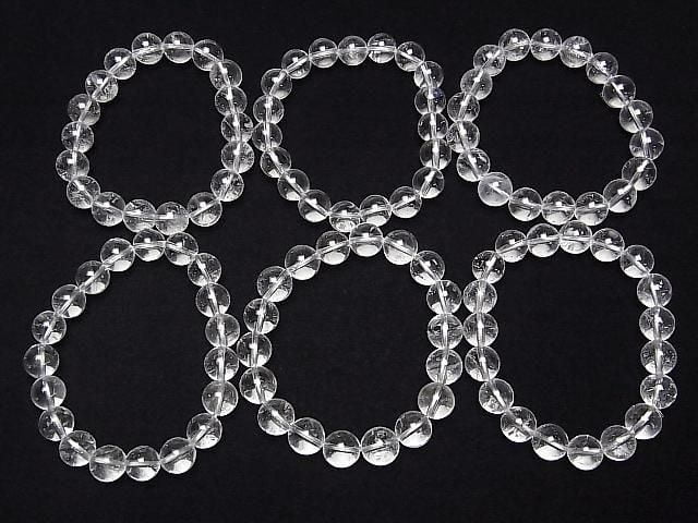 [Video] Indian Himalayan Quartz AAA- Round 10mm Bracelet