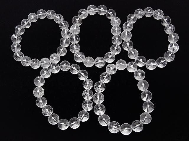 [Video] Indian Himalayan Quartz AAA- Round 12mm Bracelet