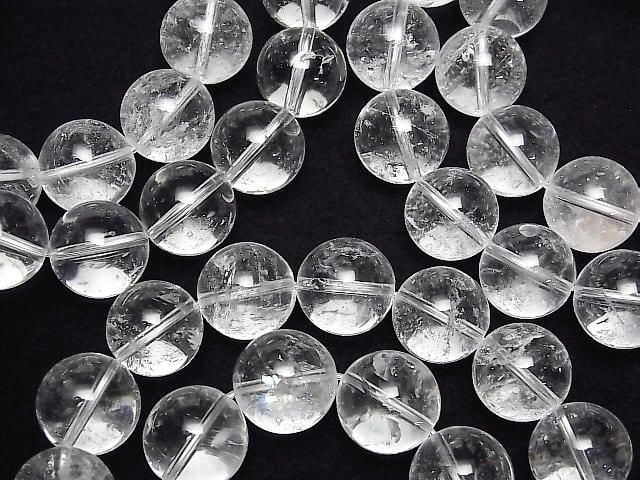 [Video] Indian Himalayan Quartz AAA- Round 14.5mm Bracelet