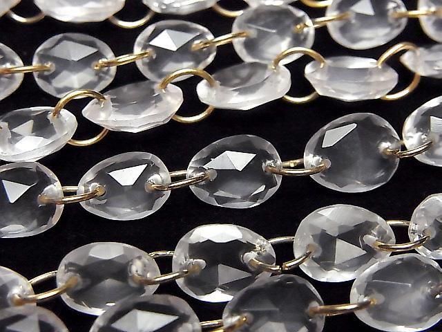 [Video] High Quality Rose Quartz AAA- Freeform Single-Sided Rose Cut [Double Hole] 1strand beads (12pcs)
