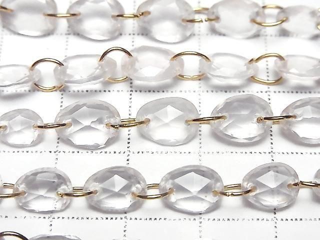 [Video] High Quality Rose Quartz AAA- Freeform Single-Sided Rose Cut [Double Hole] 1strand beads (12pcs)