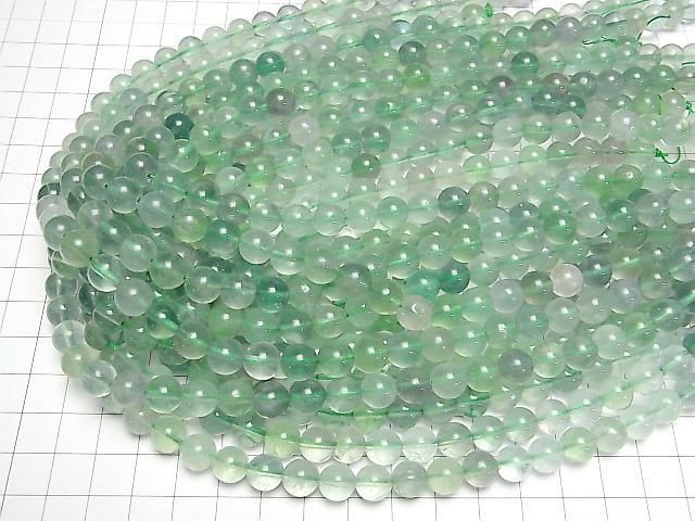 [Video] Green Fluorite AA++ Round 8.5mm 1strand beads (approx. 14 inches/35 cm)