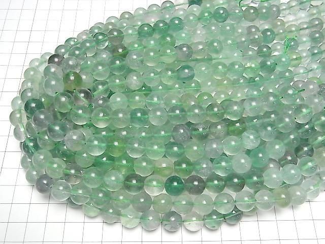 [Video] Green Fluorite AA++ Round 10mm 1strand beads (approx. 15 inches/36 cm)