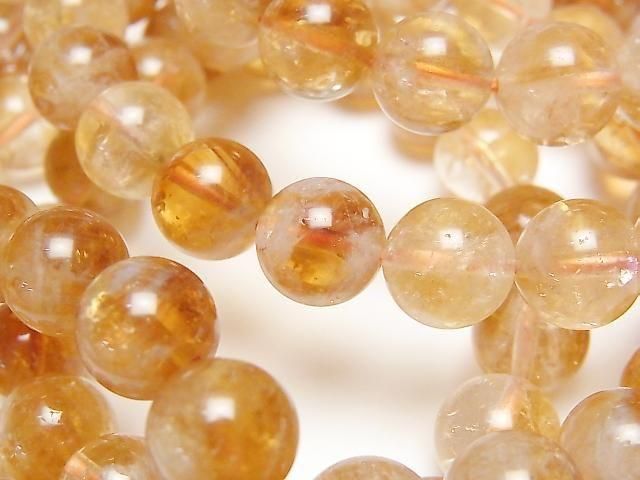 [Video] Phantom Citrine AA++ Round 10.5mm Bracelet