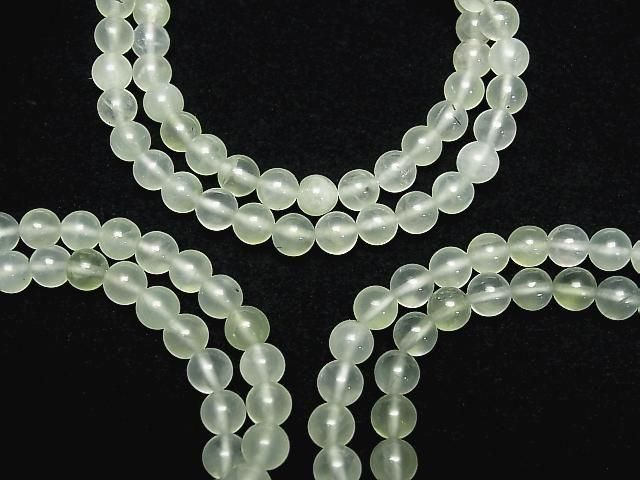 [Video] Prehnite AAA Round 6mm Bracelet