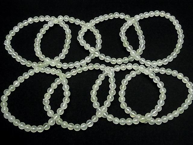 [Video] Prehnite AAA Round 6mm Bracelet