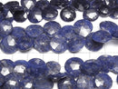 [Video]Sodalite AA++ Chestnut Faceted Briolette half or 1strand beads (aprx.6inch/14cm)