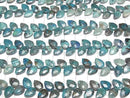 [Video] Chrysocolla AA++ Bud Faceted Pear Shape Half or 1strand beads (approx. 7 inches/18 cm)