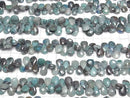 [Video] Chrysocolla AA++ Faceted Pear Shape [M size] 1 strand beads (approx. 7 inches/18 cm)