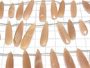 [Video] Peach Moonstone AA++ Faceted Pear Shape 1strand beads (approx. 7 inches/18 cm)