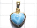 [Video][One of a kind] Larimar Pectolite AAA Pendant 18KGP NO.372