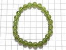 [Video][One of a kind] Peridot AA++ Round 8mm Bracelet NO.25