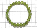 [Video][One of a kind] Peridot AA++ Round 8mm Bracelet NO.27