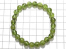 [Video][One of a kind] Peridot AA++ Round 8mm Bracelet NO.31