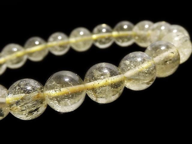 [Video][One of a kind] Libyan Desert Glass Round 9.5mm Bracelet NO.204