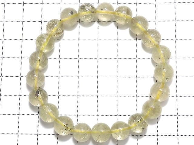 [Video][One of a kind] Libyan Desert Glass Round 9.5mm Bracelet NO.204