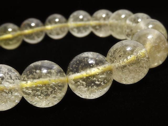 [Video][One of a kind] Libyan Desert Glass Round 10.5mm Bracelet NO.207