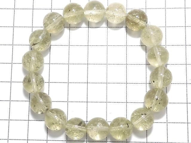 [Video][One of a kind] Libyan Desert Glass Round 11mm Bracelet NO.208