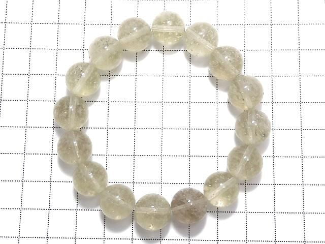 [Video][One of a kind] Libyan Desert Glass Round 12.5mm Bracelet NO.210