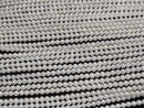 [Video] Fresh Water Pearl AA White Potato 4mm 1strand beads (approx. 15 inches/37 cm)