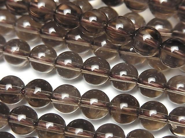 [Video] Smoky Quartz AAA Round 6mm 1-strand beads (approx. 15 inches/37 cm)