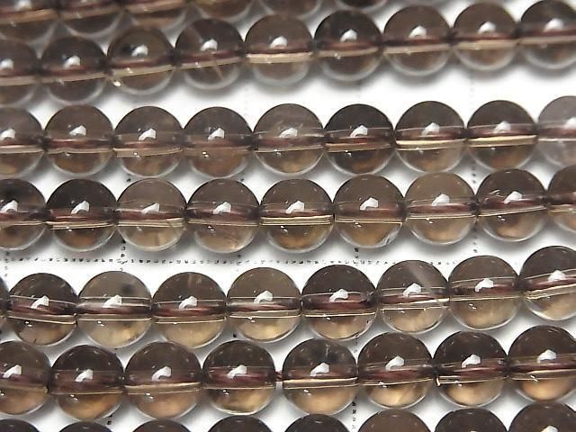 [Video] Smoky Quartz AAA Round 6mm 1-strand beads (approx. 15 inches/37 cm)