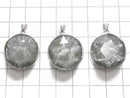 [Video] Meteorite (Gibeon) Pendant Both Side Finish 21.5mm Silver925 1pc