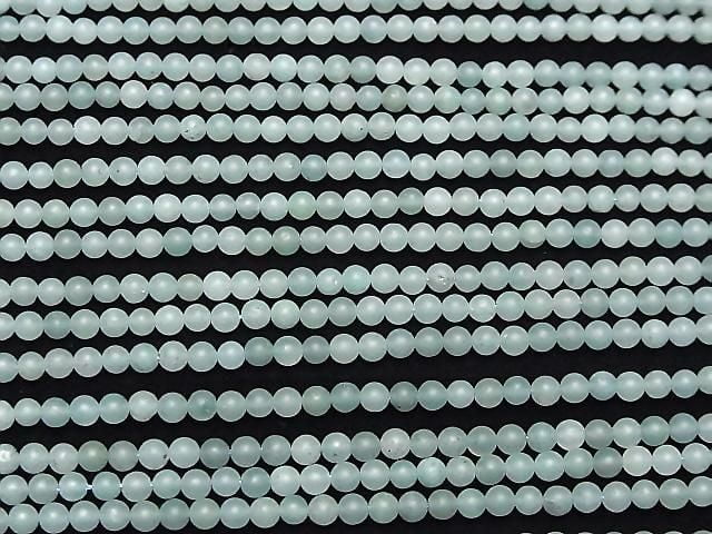 [Video] Frost Amazonite AA++ Round 3mm 1strand beads (approx. 15 inches/38 cm)