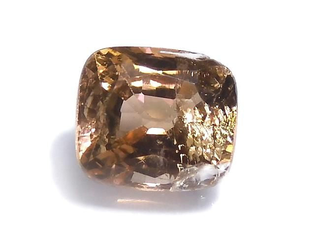 [Video][One of a kind] High Quality Orange Zoisite Loose Stone Faceted 1pc NO.1