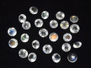 [Video]High Quality Andesine Labradorite AAA- Loose stone Round Faceted 6x6mm 1pc