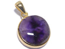 [Video][One of a kind] Phantom Amethyst Pendant 18KGP NO.11