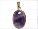 [Video][One of a kind] Phantom Amethyst Pendant 18KGP NO.14
