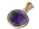 [Video][One of a kind] Phantom Amethyst Pendant 18KGP NO.15