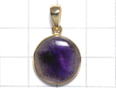 [Video][One of a kind] Phantom Amethyst Pendant 18KGP NO.15