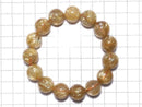 [Video][One of a kind] Rutilated Quartz AAA++ Round 14mm Bracelet NO.602