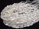 [Video] Fresh Water Pearl Keshi Pearl AA++ Baroque 11-20mm White 1strand beads (approx. 14 inches/35 cm)