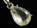 [Video][One of a kind] High Quality Rutilated Quartz AAA- Pendant Silver925 NO.67