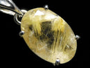 [Video][One of a kind] High Quality Rutilated Quartz AAA- Pendant Silver925 NO.73