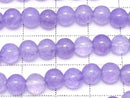 Purple Jade (Clear) Round 6mm 1strand beads (approx. 14 inches/35 cm)
