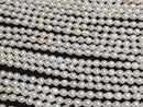 [Video] Fresh Water Pearl AA Drop 6x5x5mm White 1strand beads (approx. 15 inches/36 cm)