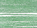 [Video] High Quality! Cubic Zirconia AAA Faceted Round 2mm [Green] 1strand beads (approx. 14 inches/34 cm)