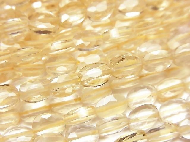 [Video]High Quality! Citrine AAA- Faceted Oval 6x4mm half or 1strand beads (aprx.15inch/36cm)