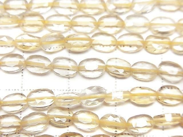 [Video]High Quality! Citrine AAA- Faceted Oval 6x4mm half or 1strand beads (aprx.15inch/36cm)