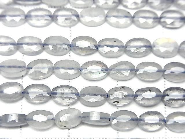 [Video] High Quality! Labradorite AA++ Faceted Oval 6x4mm half or 1strand beads (aprx.15inch/36cm)