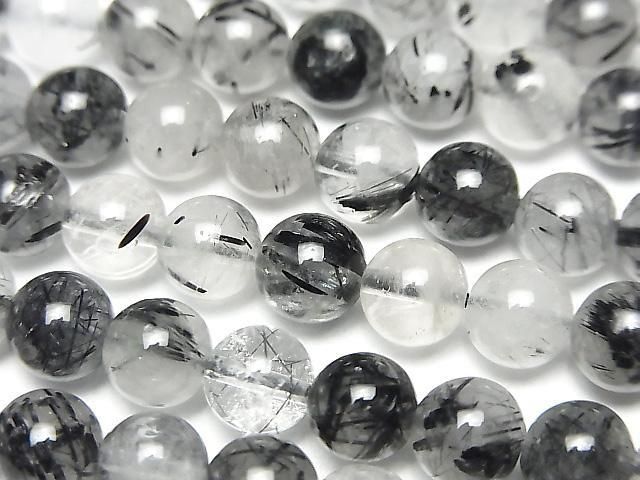 [Video] Tourmaline Quartz AA++ Round 6mm 1strand beads (approx. 15 inches/37 cm)